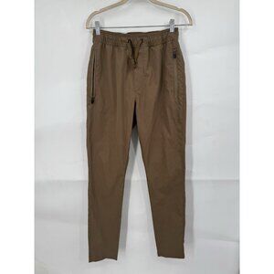 Walter Sky Pull On Straight Pant Men Small Brown  Drawstring Western Athleisure